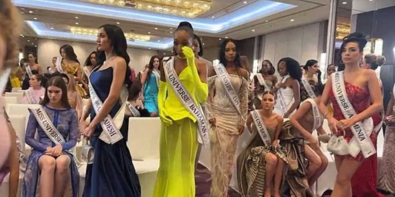 Güzellik yarışmasında skandal: Salonu terk ettiler!