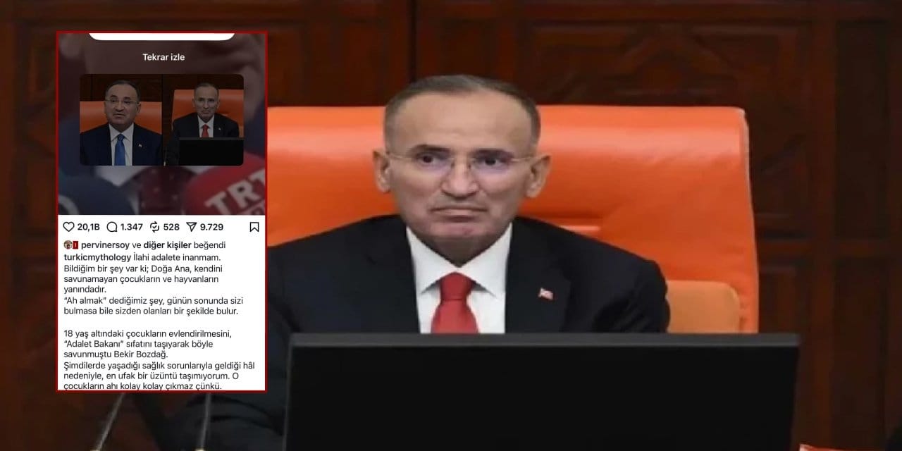 Bakan Ersoy'un eşinden gündem olacak hareket! Bekir Bozdağ'a tepki paylaşımını beğendi: O çocukların ahı kolay çıkmaz