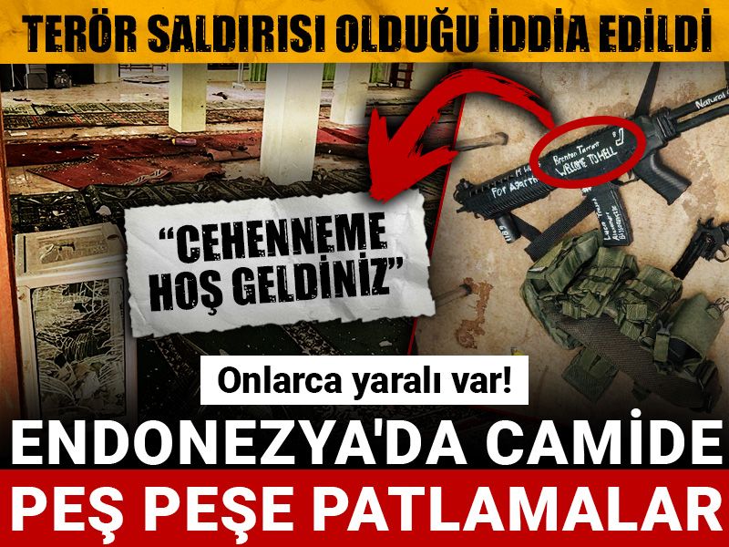 Endonezya'da camide patlama: Onlarca yaralı var