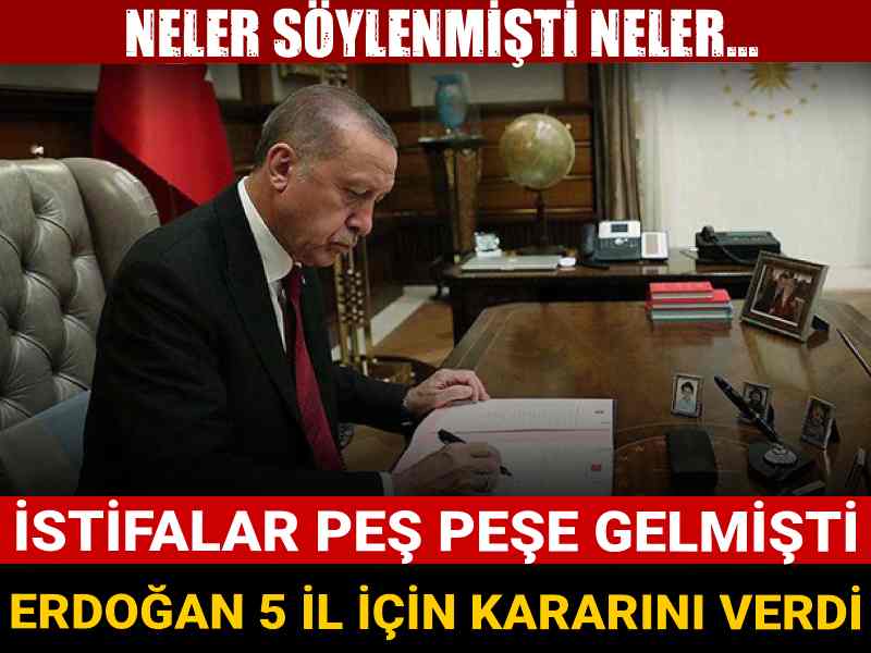 AKP'de istifalar peş peşe gelmişti: Erdoğan'dan sessiz sedasız atama