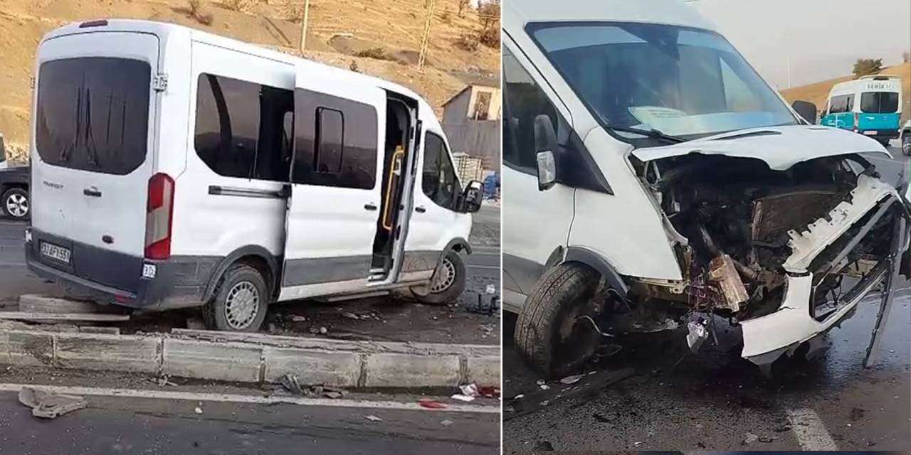 Şırnak'ta feci kaza! Rehabilitasyon servisiyle araç çarpıştı: 13'ü çocuk 19 yaralı