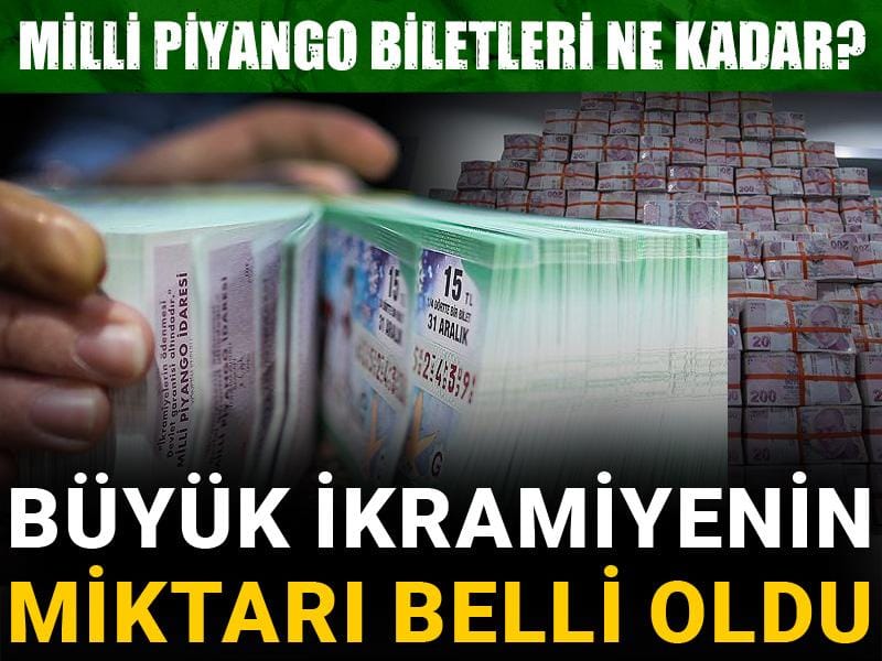 Büyük ikramiyenin miktarı belli oldu: Milli Piyango biletleri ne kadar?