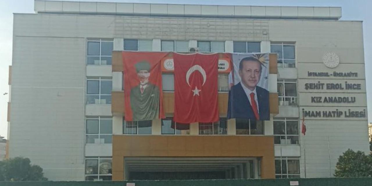 İstanbul'da tartışma yaratan görüntü: Erdoğan'ın posteri 10 Kasım'da da asıldı