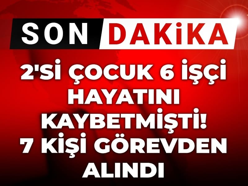 Dilovası soruşturması büyüyor: 7 kişi görevden alındı