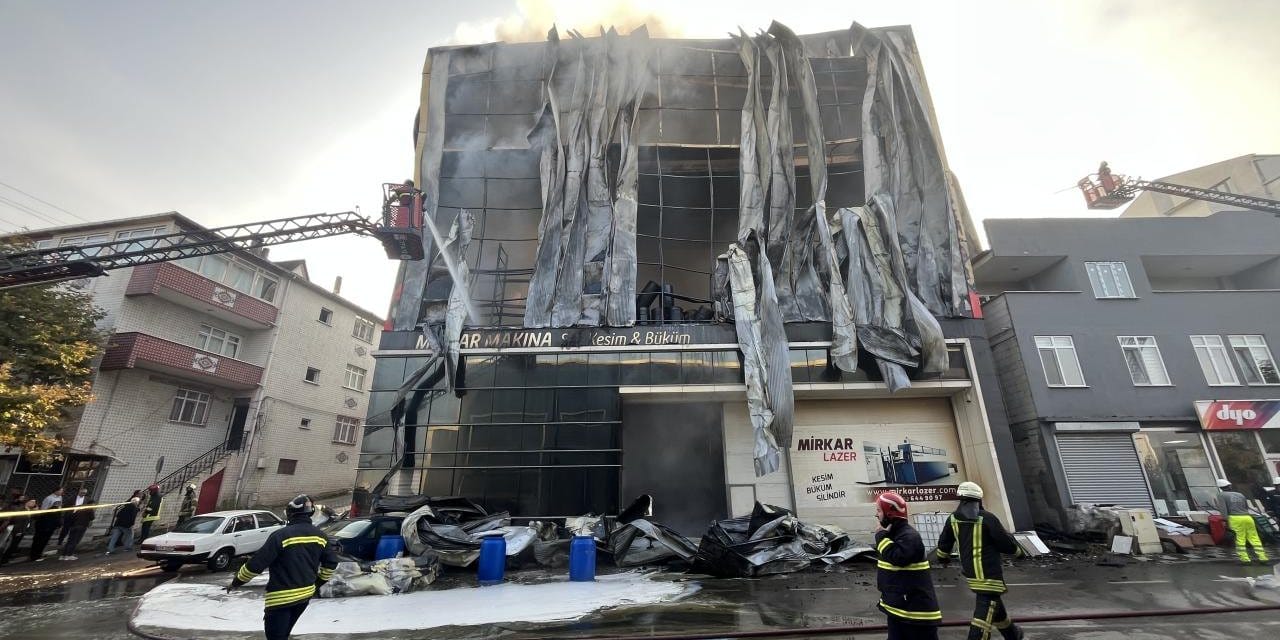 Dilovası yangınını protesto edenler gözaltına alındı