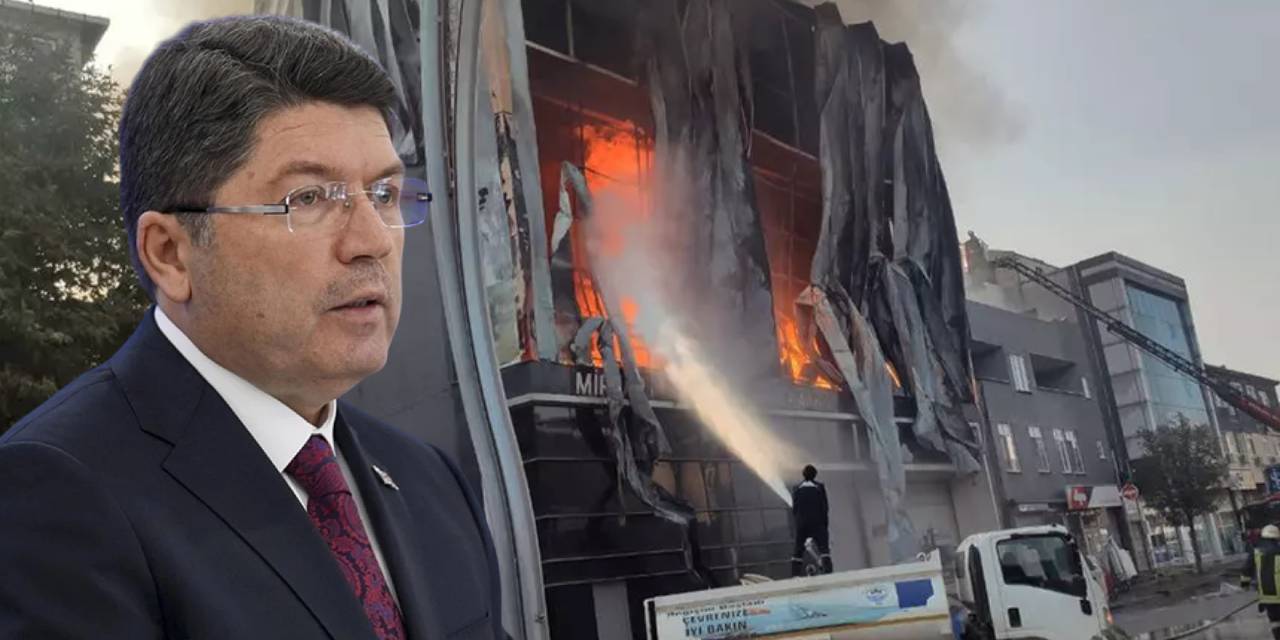 Bakan Tunç'tan yangın faciasına ilişkin açıklama!