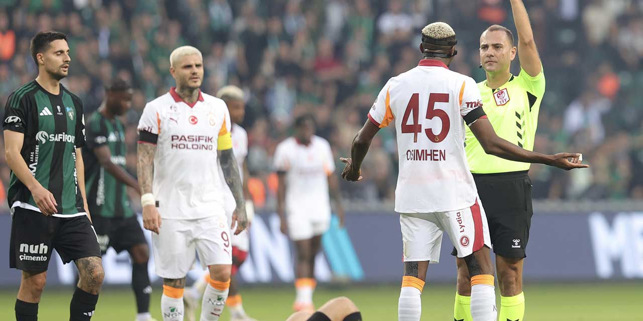 Galatasaray'ın verilmeyen penaltısını açıkladı
