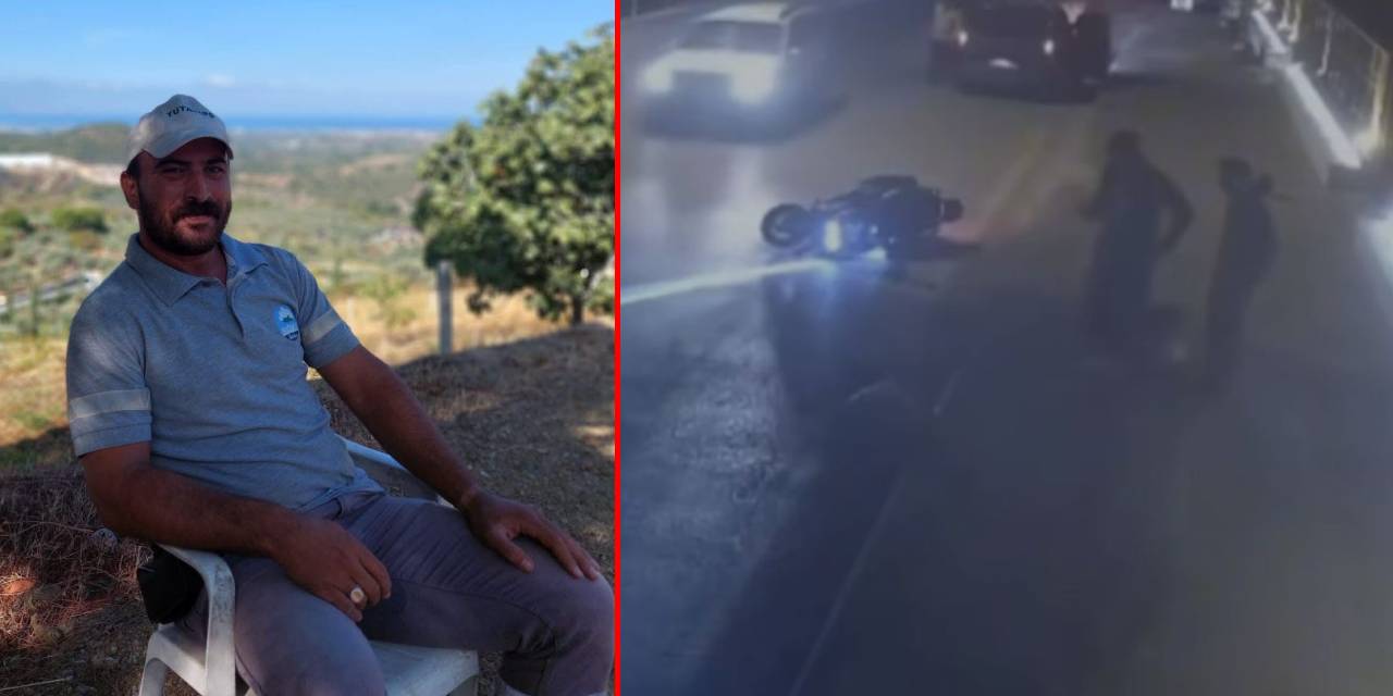 Yola savrulan motosiklet sürücüsü feci şekilde can verdi