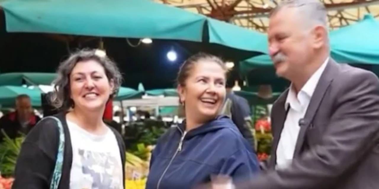 Özgür Özel'in eşi Didem Özel pazar alışverişinde! Görenler şaşırdı