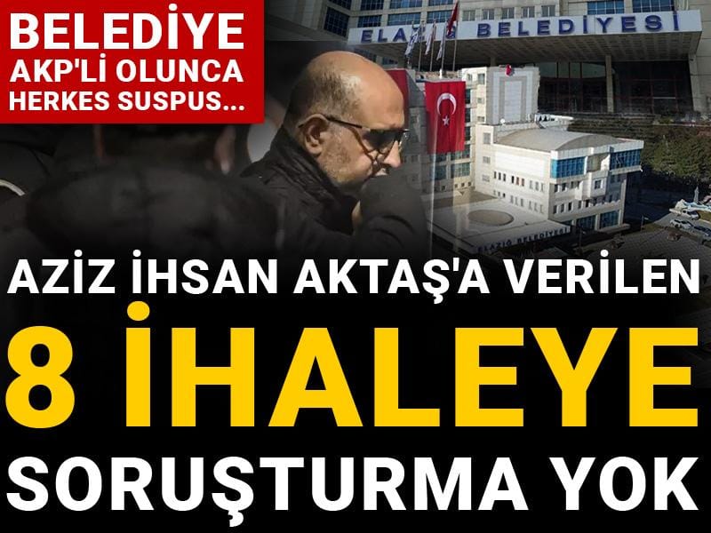 Belediye AKP'li olunca herkes suspus... Aziz İhsan Aktaş'a verilen 8 ihaleye soruşturma yok