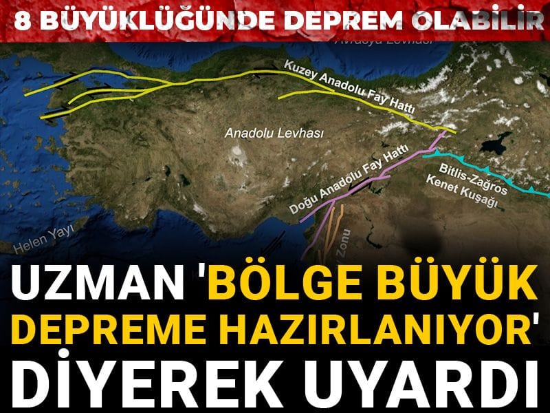 Uzman 'Bölge büyük depreme hazırlanıyor' diyerek uyardı: 8 büyüklüğünde deprem olabilir
