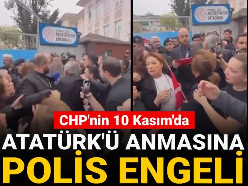 CHP'nin 10 Kasım'da Atatürk'ü anmasına polis engeli
