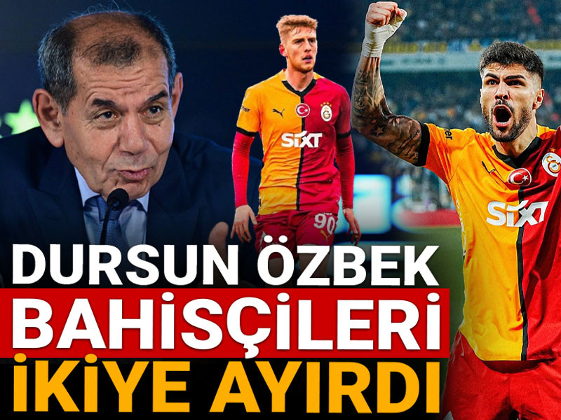 Dursun Özbek bahisçileri ikiye ayırdı