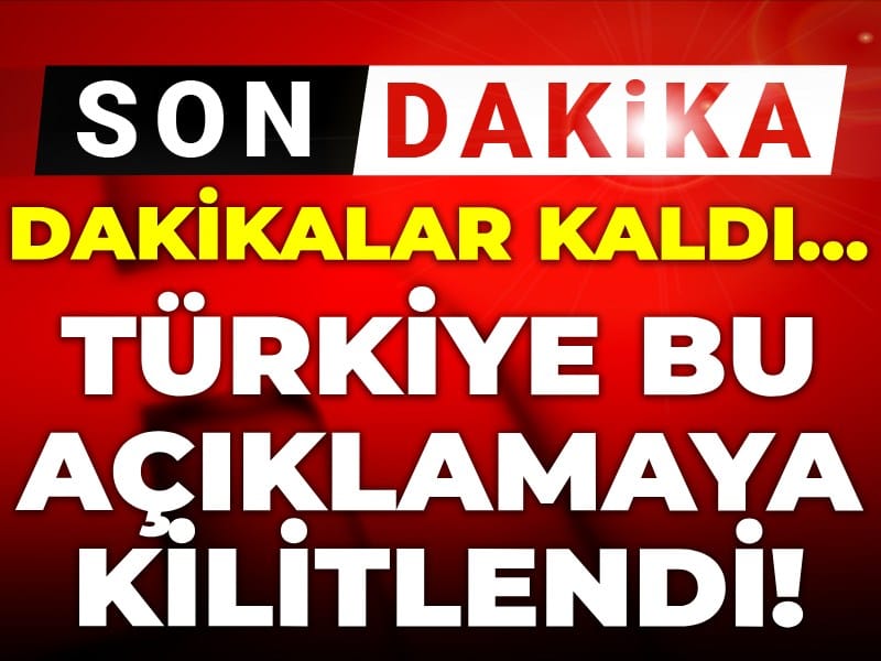 Son dakika | Türkiye bu açıklamaya kilitlendi! Akın Gürlek açıklama yapacak