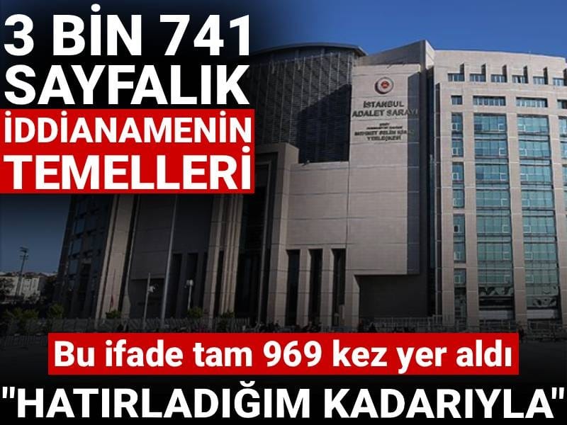 3 bin 741 sayfalık iddianamenin temelleri: "Hatırladığım kadarıyla"