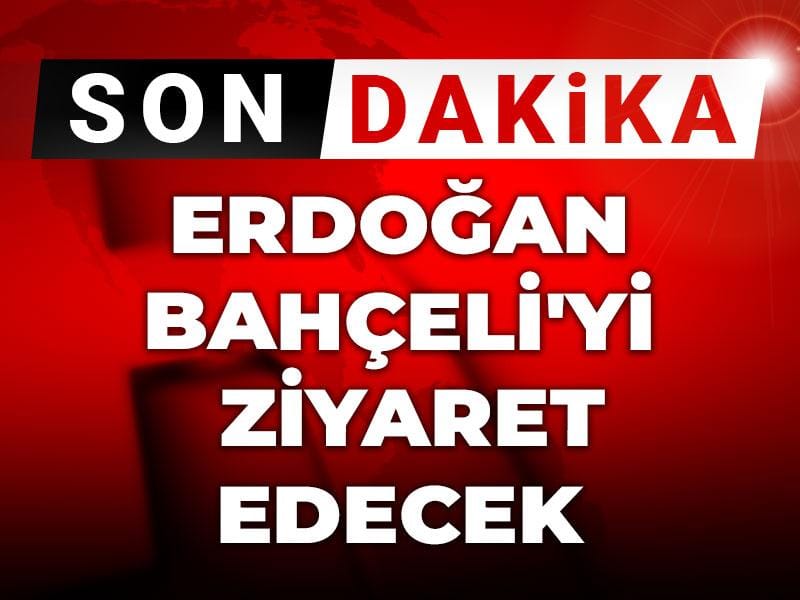 Son Dakika | Erdoğan Bahçeli'yi ziyaret edecek! Saat verildi