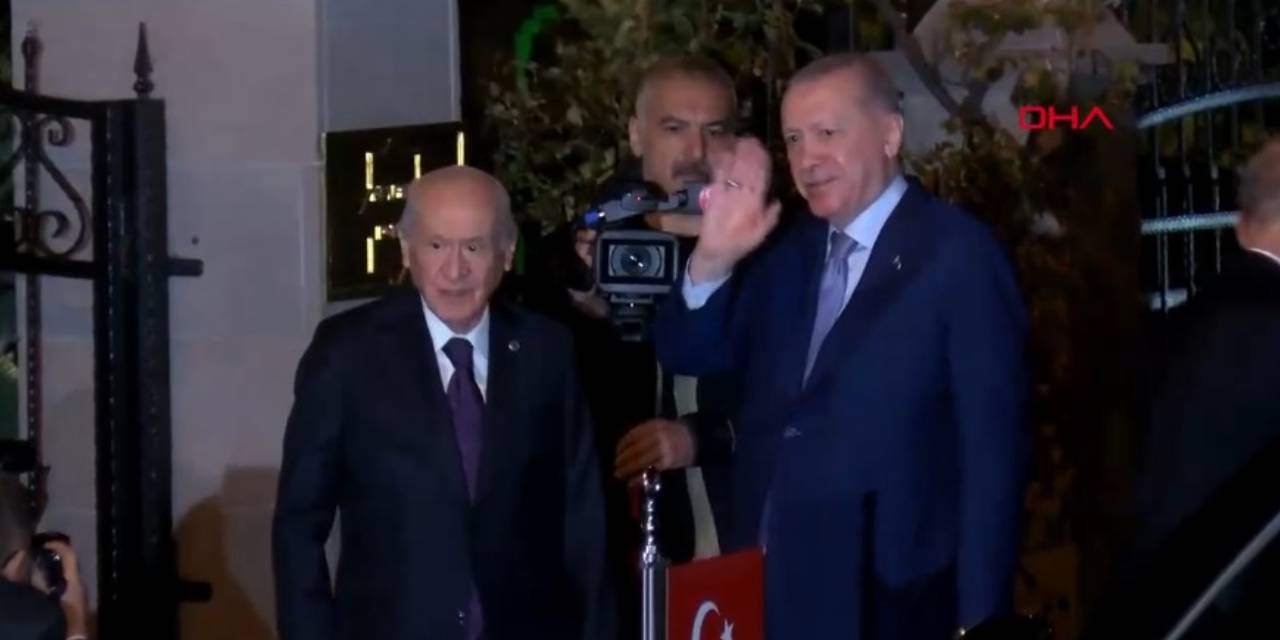 Erdoğan-Bahçeli görüşmesi başladı