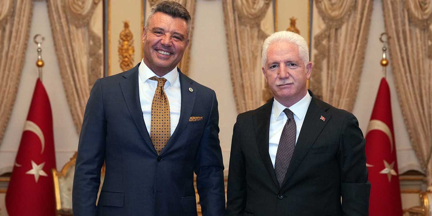 Fenerbahçe'den resmi ziyaret: Sadettin Saran Davut Gül'le görüştü