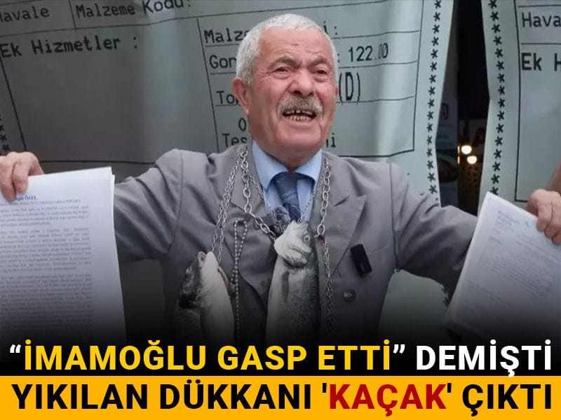 'İmamoğlu gasp etti' demişti: Yıkılan dükkanı 'kaçak' çıktı