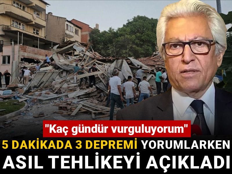 5 dakikada 3 depremi yorumlarken asıl tehlikeyi açıkladı! "Kaç gündür vurguluyorum"