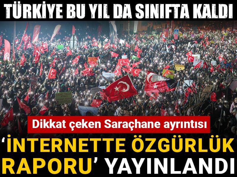 2025 İnternette Özgürlük Raporu yayımlandı: Türkiye bu yıl da sınıfta kaldı