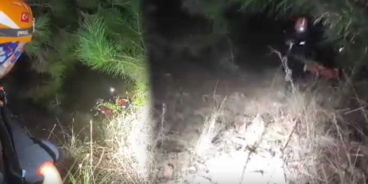 Uçurumdan düşerek mahsur kalan 2 turist kurtarıldı!