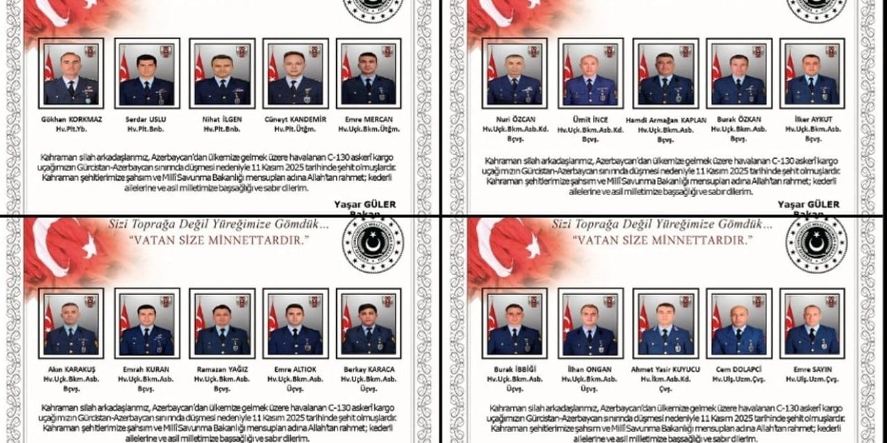 Son Dakika | 20 şehidin naaşı Türkiye'ye getirildi!