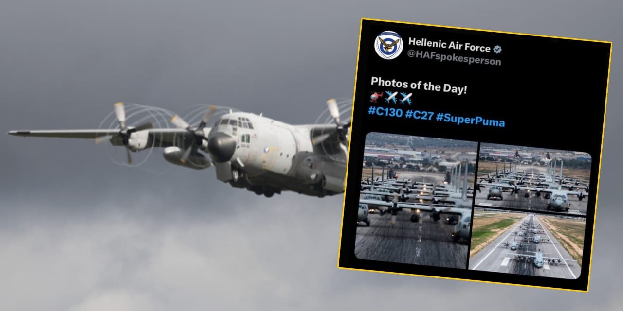 Yunan Hava Kuvvetleri'nden alçak paylaşım!