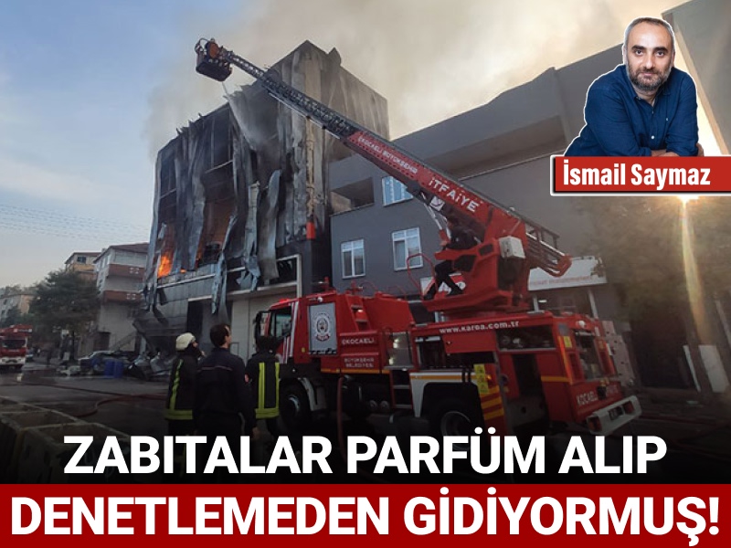 Zabıtalar parfüm alıp denetlemeden gidiyormuş!