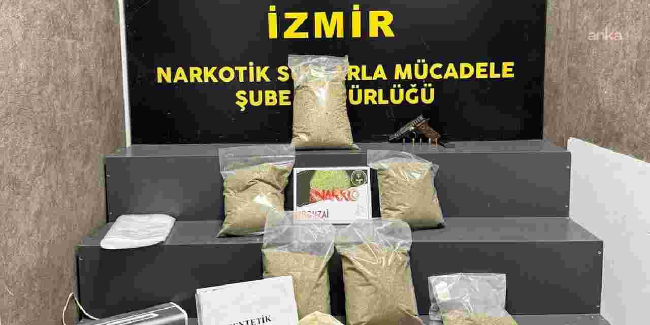 İzmir’de kilolarca uyuşturucu ele geçirildi