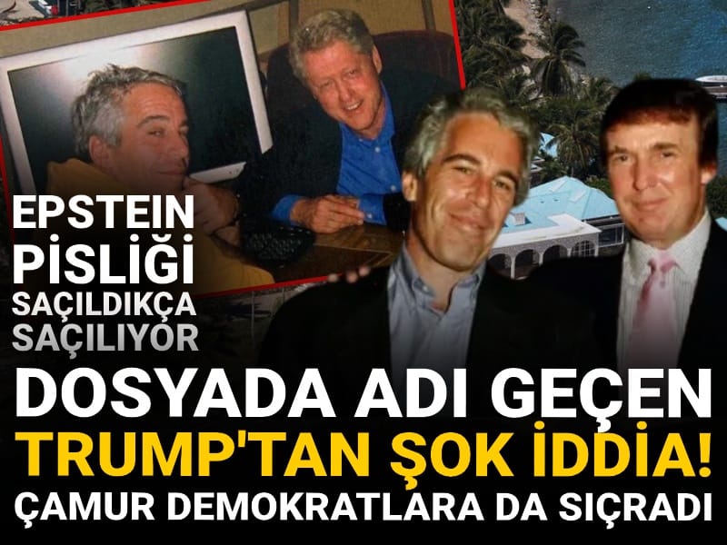 Epstein pisliği saçıldıkça saçılıyor: Dosyada adı geçen Trump'tan şok iddia!