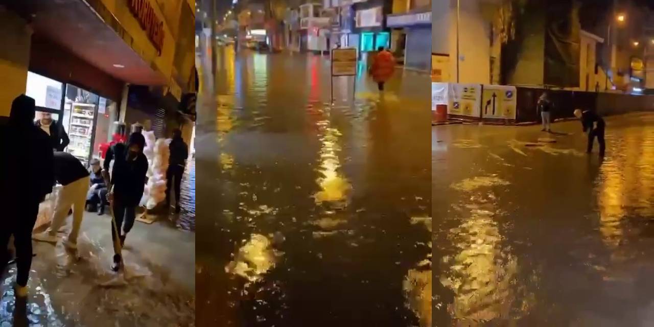 Hatay'da zorlu gece! Mahalleleri su bastı