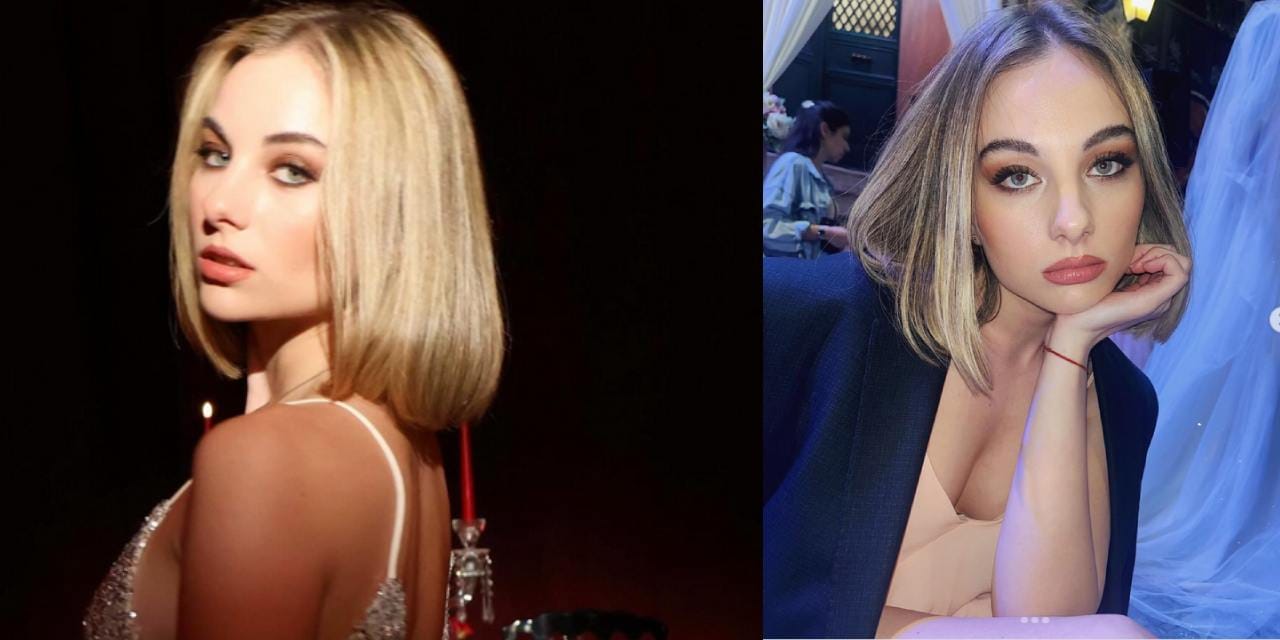 Oyuncu Mina Derman'ın hakimiyetindeki araç çiçekçi çocukla çarpıştı! Muhabir 'Neden kaçıyorsunuz' dedi