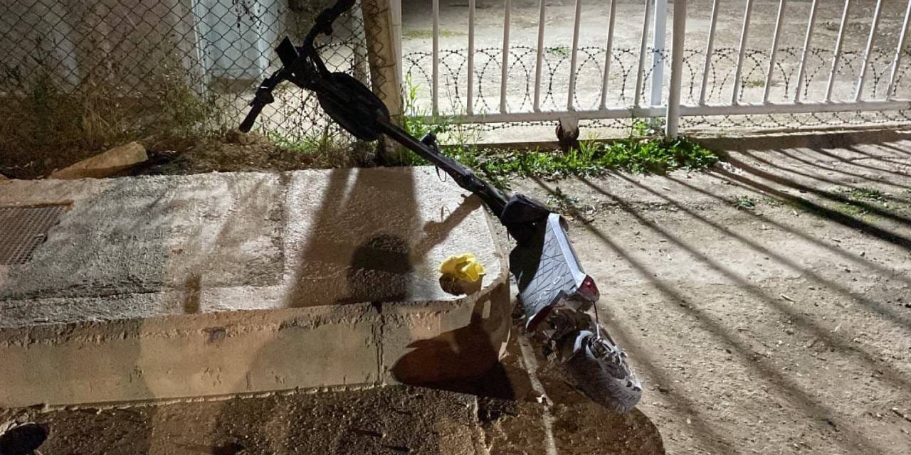 Otomobille skuter çarpıştı! 21 yaşındaki genç ağır yaralı