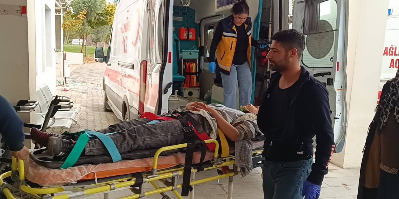 Adıyaman'da otomobil şarampole devrildi