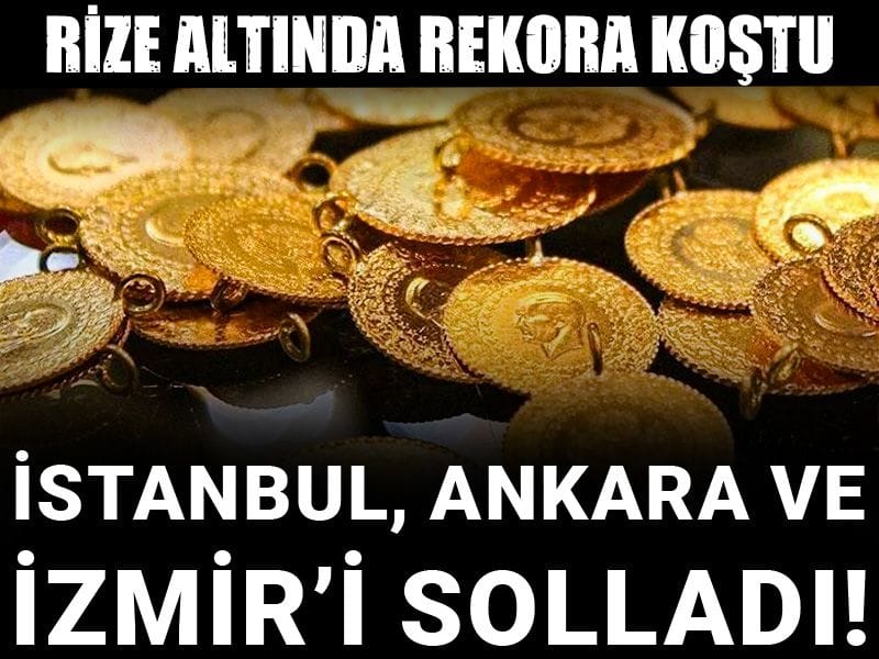 Rize altında rekora koştu: İstanbul, Ankara ve İzmir’i solladı!