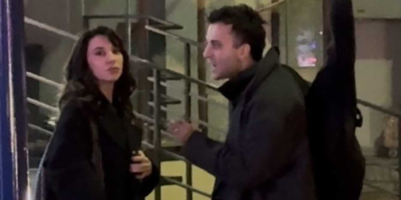 Ünlü çift Taksim'de sokak ortasında kavga etti: Bıktım senden!