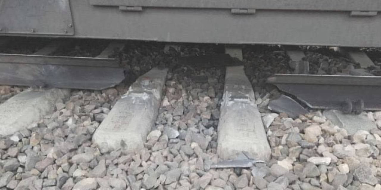 Demir yolu hattına bombalı sabotaj girişimi