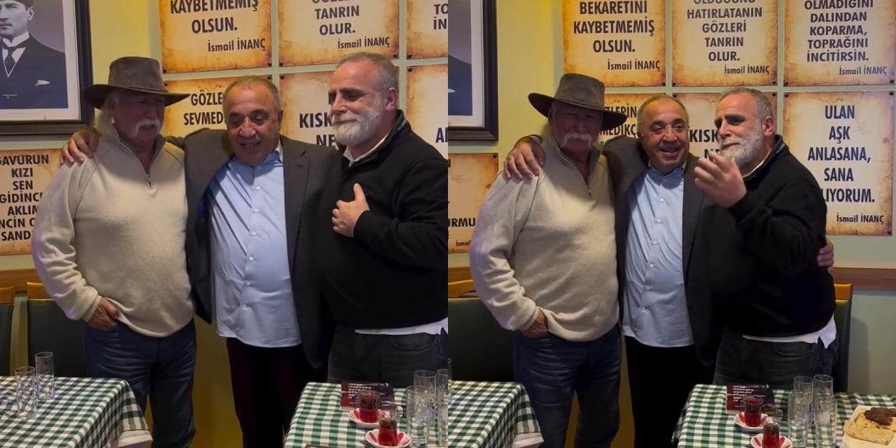 Naci Görür reklam yüzü olmuştu: Şener Üşümezsoy da Taş Yapı'nın patronuyla meyhanede görüntülendi