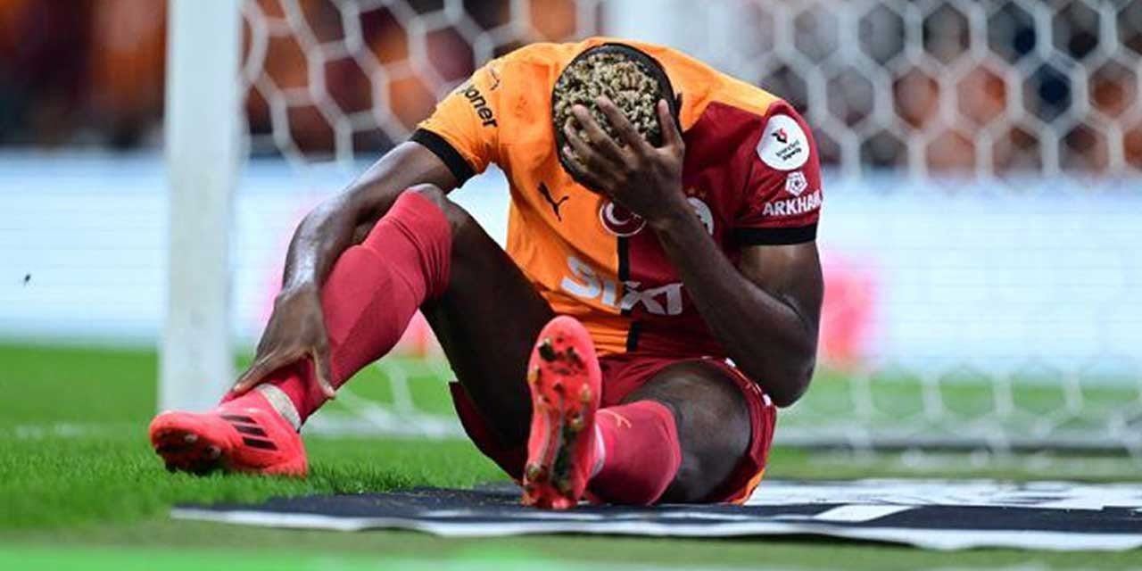 Galatasaray'dan Osimhen açıklaması: Kanama ve zorlanma