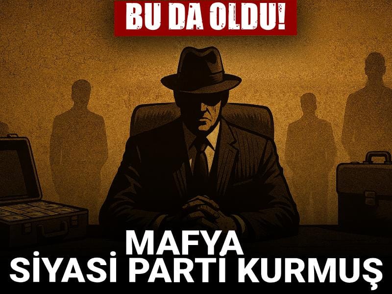 Bu da oldu! Mafya siyasi parti kurmuş