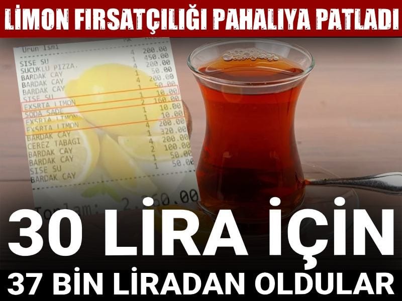 30 lira için 37 bin liradan oldular: Limon fırsatçılığı pahalıya patladı