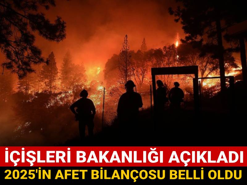 İçişleri Bakanlığı açıkladı: 2025'in afet bilançosu belli oldu