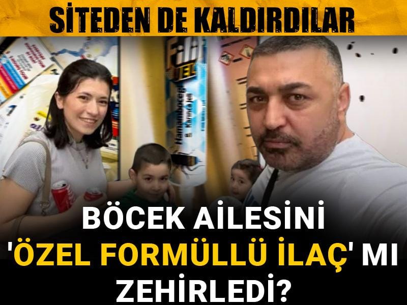 Böcek ailesini 'özel formüllü ilaç' mı zehirledi? Siteden de kaldırdılar