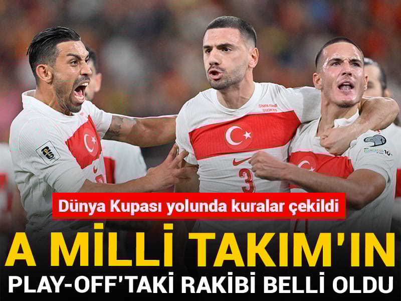 A Milli Takım'ın play-off'taki rakibi belli oldu