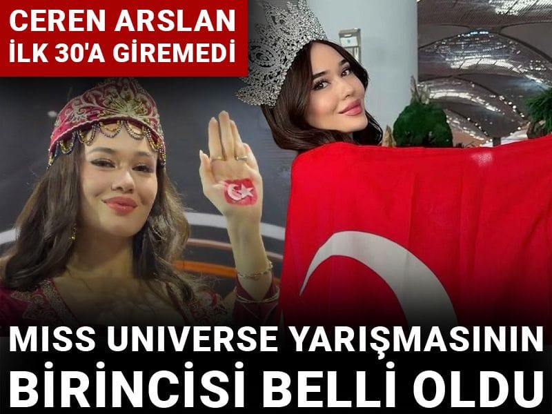 Miss Universe yarışmasının birincisi belli oldu: Ceren Arslan ilk 30'a giremedi