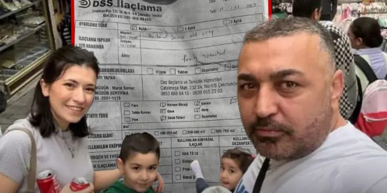 Böcek ailesi soruşturmasında belge skandalı! "Tahtakurusu için ilaçladık" demişlerdi