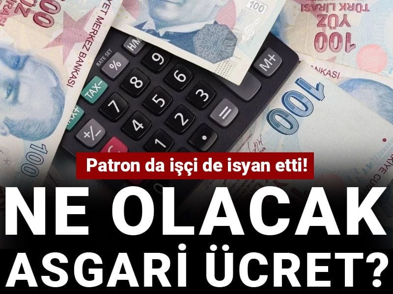 Patron da işçi de isyan etti! Ne olacak asgari ücret?