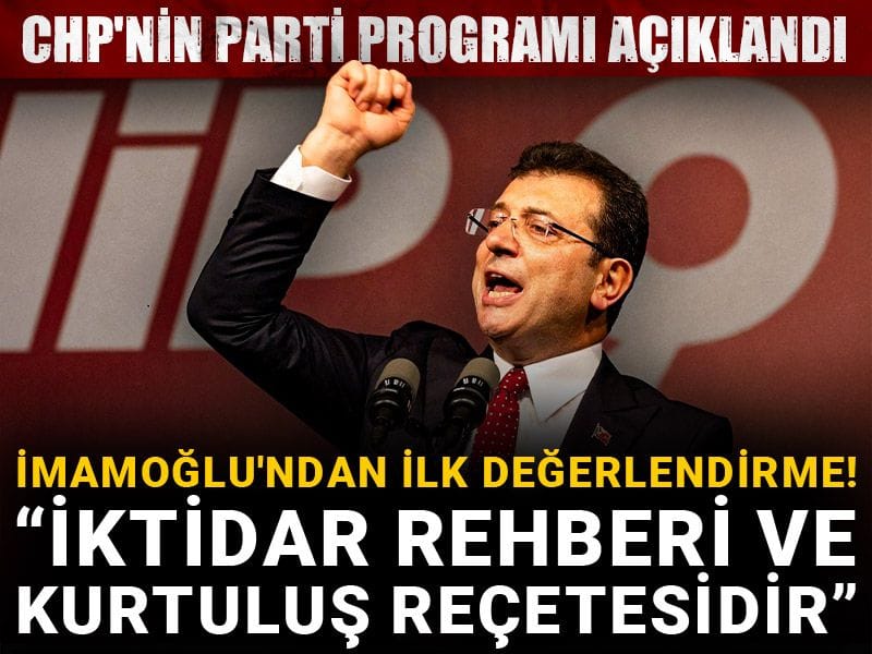 CHP'nin yeni yol haritası yayınlandı: İmamoğlu'ndan 'iktidara yürüyüş' mesajı