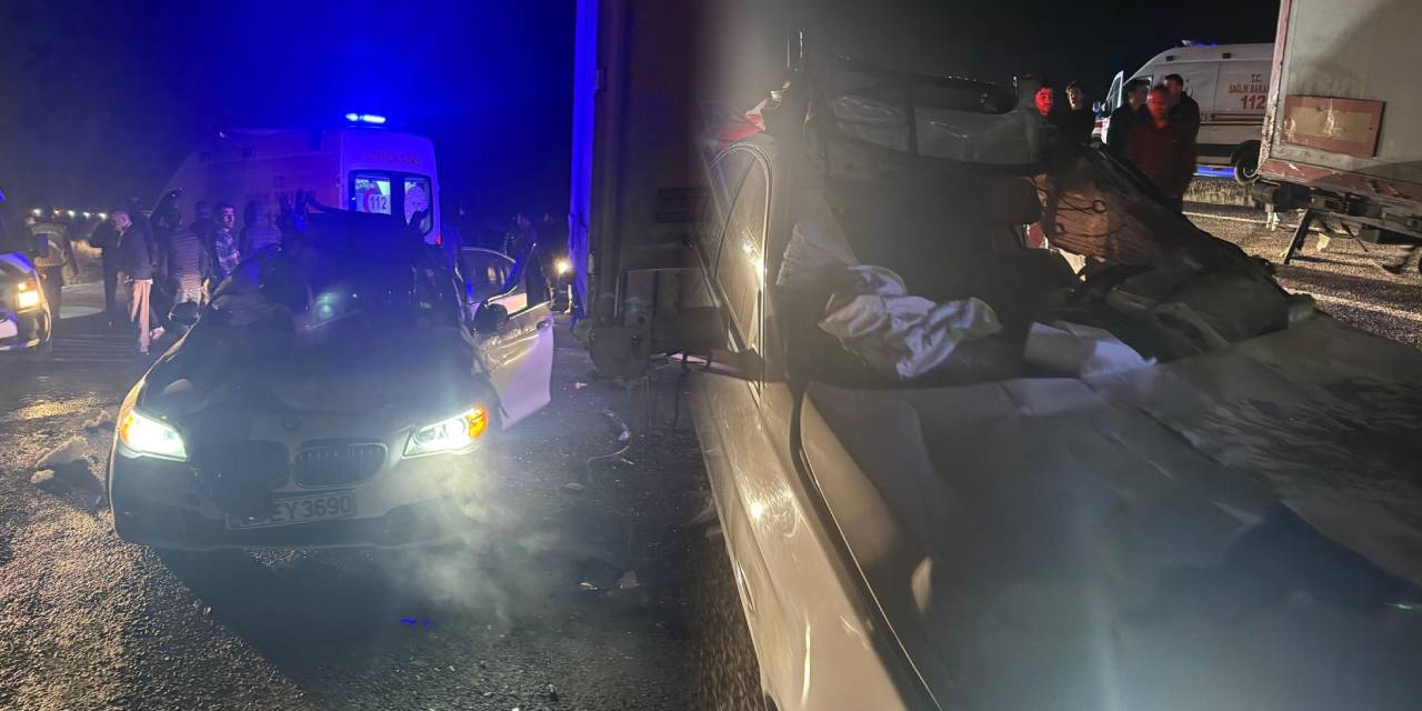 Diyarbakır’da feci kaza! Tır ve otomobil çarpıştı: 2’si ağır 3 yaralı